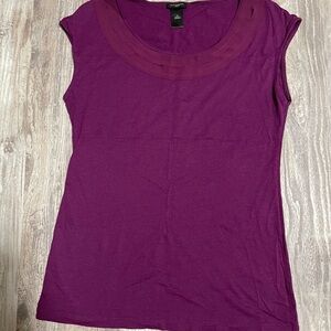 Ann Taylor Rich Purple Tank Top